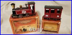 Vintage Mamod SL1 steam train engine and 1 car O gauge O scale
