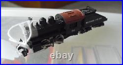 Vintage N Scale Rivarossi Black 96 Steam Locomotive & B&O Tender Car