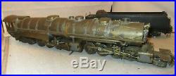Vintage O Scale Brass 2-8-8-4 Steam Engine and Tender