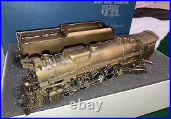 Vtg HO Scale United PFM Brass Steam Locomotive C&O Chesapeake Ohio 2-8-4 Kanawha