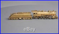 Westside Model Co. HO Scale Brass ATSF 2-10-2 Steam Locomotive & Tender EX/Box
