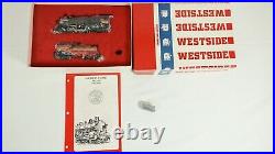 Westside Model HO Scale Brass Southern Pacific A-6 4-4-2 Steam Engine and Tender