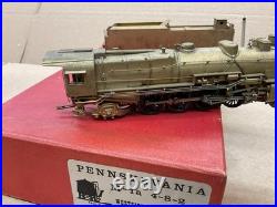 Westside Models Ho Scale Brass Steam Locomotive 4-8-2 M-1a Pennsylvania Nice