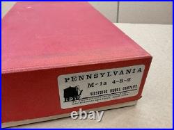 Westside Models Ho Scale Brass Steam Locomotive 4-8-2 M-1a Pennsylvania Nice