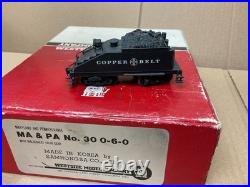 Westside Samhongsa Brass Ho Scale Steam Locomotive 0-6-0 Usra Copper Belt N. 173
