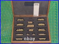 Z Panzer 1220 Z scale gauge Panzerzug BP42. Armoured Train BP42, wooden box set