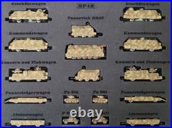 Z Panzer 1220 Z scale gauge Panzerzug BP42. Armoured Train BP42, wooden box set