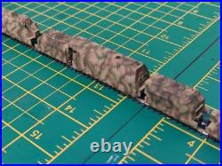 Z Panzer 1220 Z scale gauge Panzerzug BP42. Armoured Train BP42, wooden box set