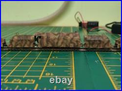 Z Panzer 1220 Z scale gauge Panzerzug BP42. Armoured Train BP42, wooden box set